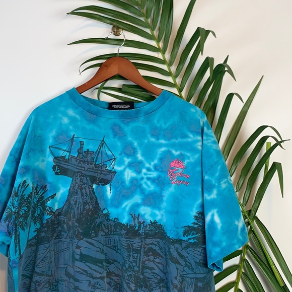 Disney Originals 90’s Typhoon Lagoon Blue Men’s Tee Rare Vintage - Picture 2 of 9